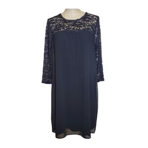 Luxology Women's Elegant Black Lace Dress Sz 10